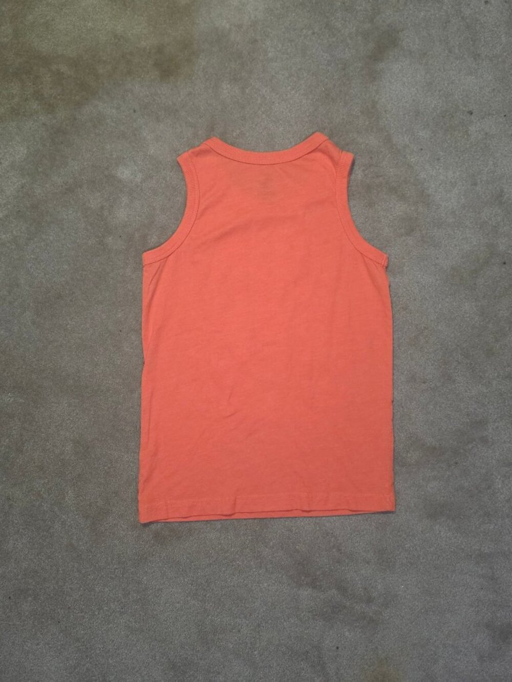 Kids Place Sport "The Boss" Orange Tank Top Sz Med 7/8 - Picture 4 of 9
